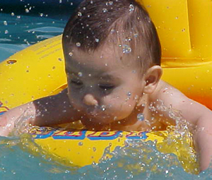 Baby in Floatie